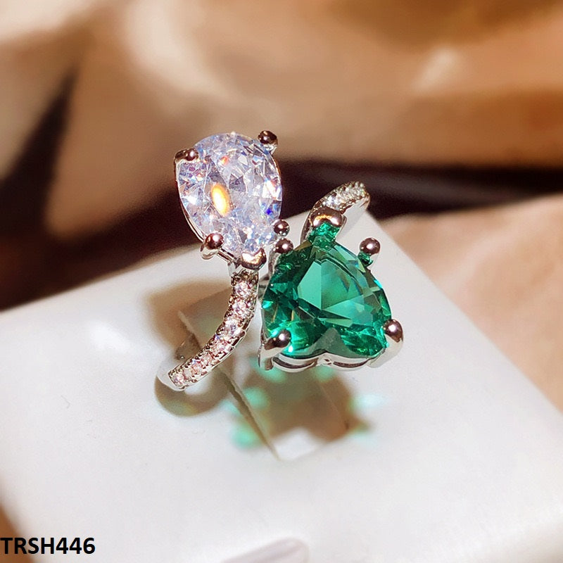 TRSH446 KYC Heart/Tear Adjustable Ring - TRSH