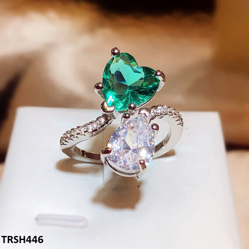 TRSH446 KYC Heart/Tear Adjustable Ring - TRSH