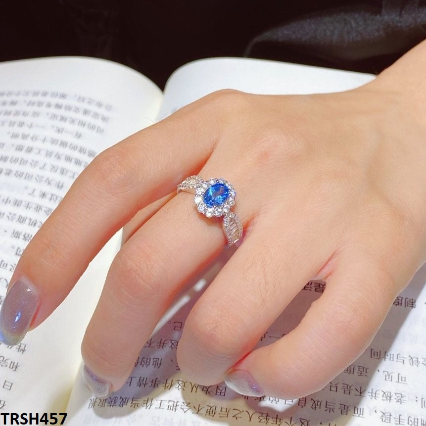 TRSH457 KRL Imp Oval Crystal Adjustable Ring - TRSH