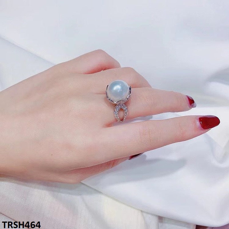 TRSH464 CSH Imp Pearl Silver Ring - TRSH