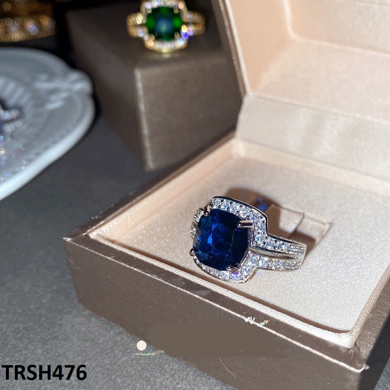 TRSH476 YJF Square Layered Ring Adjustable - TRSH