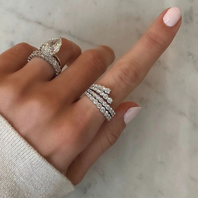 TRSH486 CSH Circle Layered Ring - TRSH