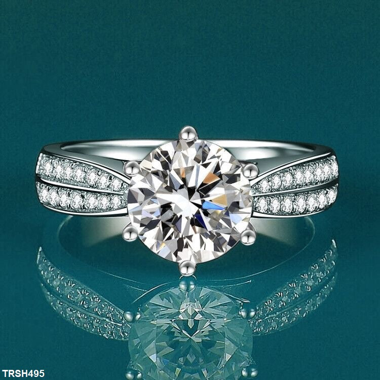 TRSH495 BLX Stylish Round Ring Adjustable - TRSH