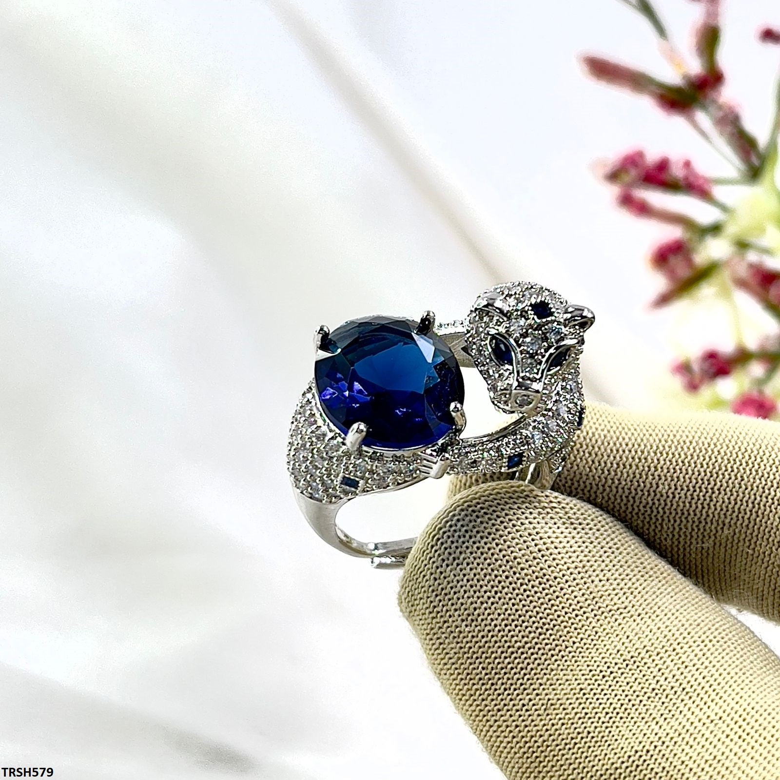 TRSH579 YXG Oval Tiger Ring Adjustable - TRSH