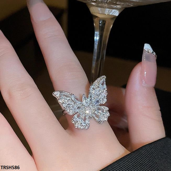 TRSH586 YBJ Butterfly Ring Adjustable  - TRSH