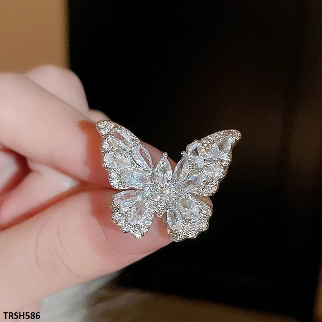 TRSH586 YBJ Butterfly Ring Adjustable  - TRSH