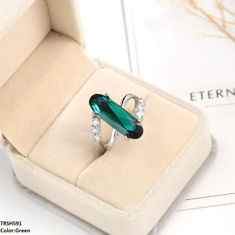 TRSH591 YLE Spinel Three Layer Ring  - TRSH