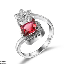 TRSH595 YLE Square/Flower  Ring  - TRSH