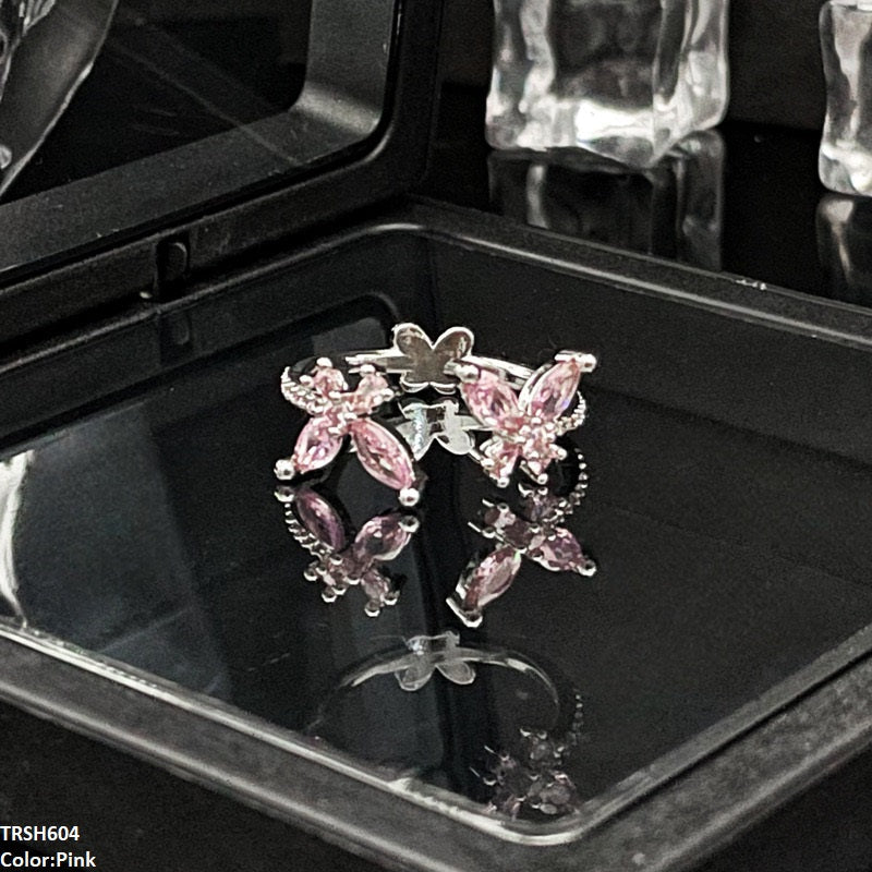 TRSH604 SJS Double Butterfly Ring Adjustable - TRSH