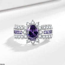 TRSH701 BLX Oval/Flower Ring Adjustable - TRSH