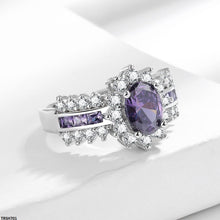 TRSH701 BLX Oval/Flower Ring Adjustable - TRSH