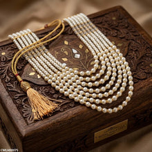 CMLH00075 SDQ Pearl 7 Layered Mala - CMLH