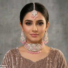 PCKH00275 SDQ Oval Pearl Drop Choker Set - PCKH