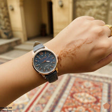 WHL00369 IWA Round Luxe Leather Women's Watch - WHL