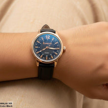 WHL00369 IWA Round Luxe Leather Women's Watch - WHL