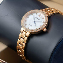 WHL00431 IWA Round Rhinestone Bezel Dial Women's Watch - WHL