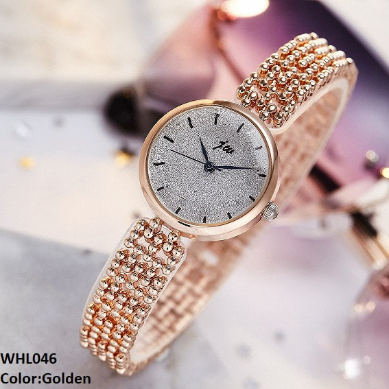 WHL046 CZH Crystal Link Chain Watch - WHL