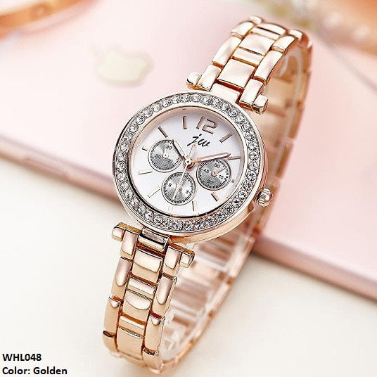 WHL048 CZH Round Chain Watch - WHL