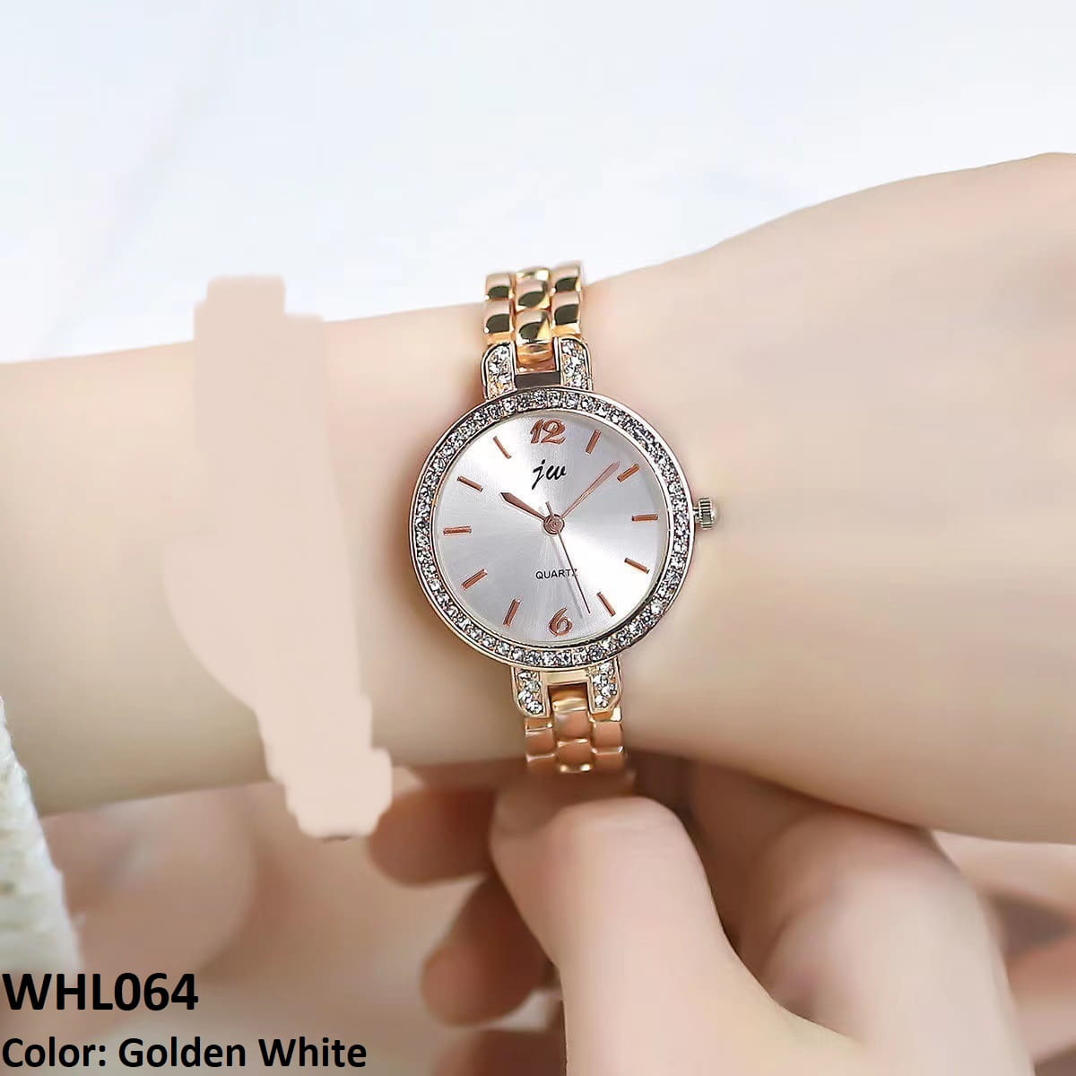 WHL064 CZH Imp Round Chain Watch - WHL
