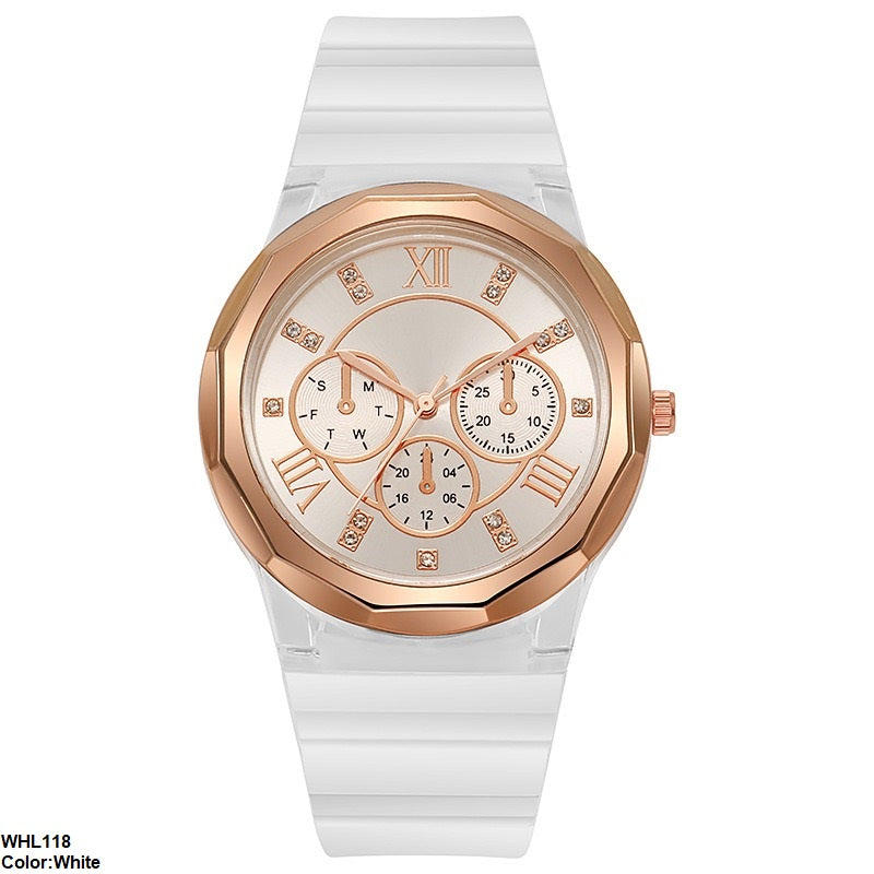 WHL118 YHH Three-Dial Round Watch - WHL