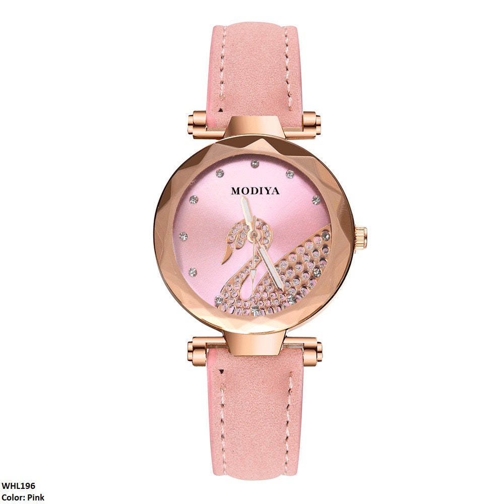 WHL196 LST Duck Decor Round Dial Watch - WHL