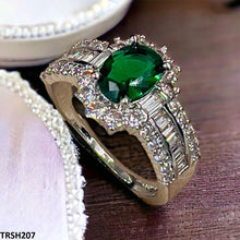 TRSH207 GWH Green Step Adjustable Ring - TRSH