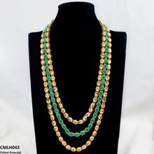 CMLH043 FRN Oval Layered  Mala- CMLH