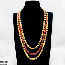CMLH043 FRN Oval Layered  Mala- CMLH