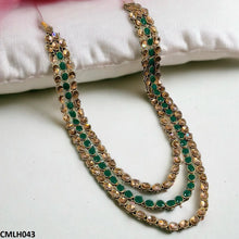 CMLH043 FRN Oval Layered  Mala- CMLH