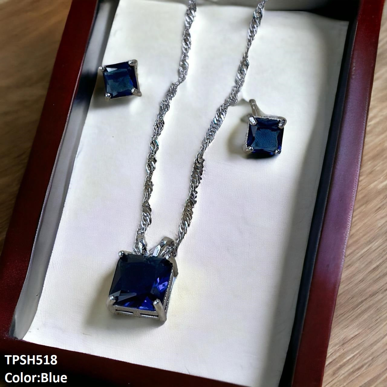 TPSH518 SHJ Square Pendent Set - TPSH