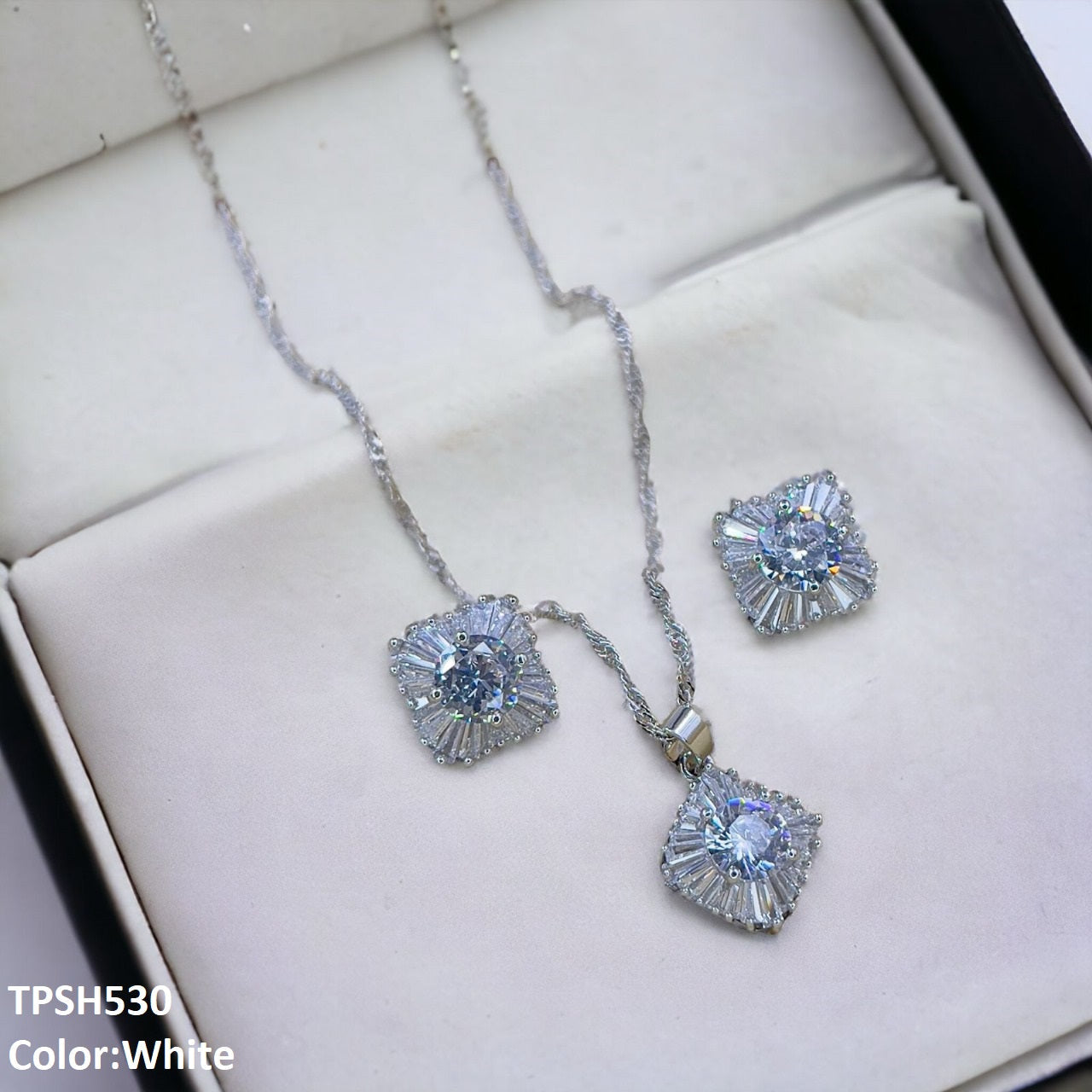 TPSH530 SHJ Flower Pendent Set - TPSH