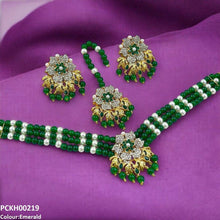 PCKH00219 SDQ Flower Neck Choker Set- PCKH