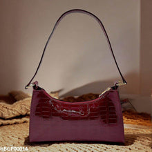HBGP00014 Crocodile Pattern Armpit Hand Bag - HBGP