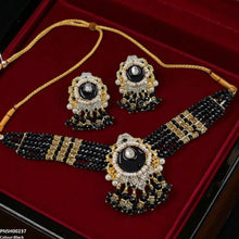 PCKH00237 SDQ Tear/Flower Neck Choker Set- PCKH