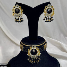 PCKH00237 SDQ Tear/Flower Neck Choker Set- PCKH