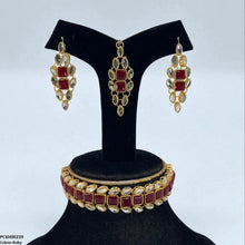 PCKH00239 FRN Marquise Square Choker Set - PCKH