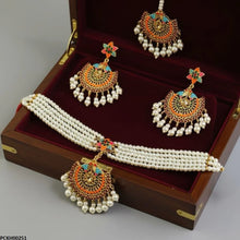 PCKH00251 MZM Multi-Star Pearl Drop Choker Set - PCKH