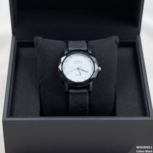 WHL00411 IWA Round Flower Dial Rubber Strap Women's Watch - WHL