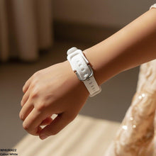 WHL00422 IWA Round Flower Rubber Strap Women's Watch - WHL