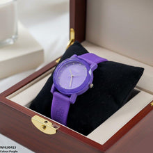 WHL00413 IWA Round Flower Rubber Strap Women's Watch - WHL