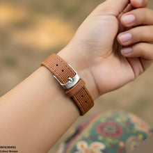 WHL00441 BWS Round Simple Dial Leather Strap Women's Watch - WHL