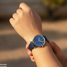 WHL00441 BWS Round Simple Dial Leather Strap Women's Watch - WHL