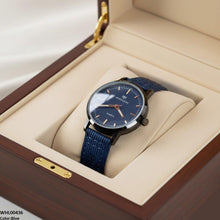 WHL00436 BWS Round  Bezel Leather Strap Women's Watch - WHL