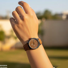 WHL00436 BWS Round  Bezel Leather Strap Women's Watch - WHL