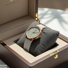 WHL00446 BWS Round Magnetic Rubber Strap Women's Watch - WHL