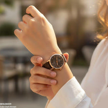 WHL00439 BWS Round Lining Dial Leather Strap Women's Watch - WHL