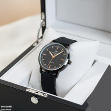 WHL00445 BWS Round  Bezel Magnetic Rubber Strap Women's Watch - WHL