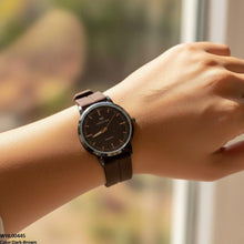 WHL00445 BWS Round  Bezel Magnetic Rubber Strap Women's Watch - WHL