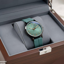WHL00445 BWS Round  Bezel Magnetic Rubber Strap Women's Watch - WHL