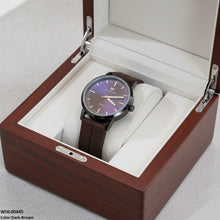 WHL00445 BWS Round  Bezel Magnetic Rubber Strap Women's Watch - WHL